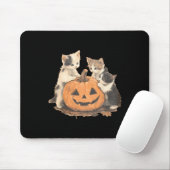 Vintages KatzenHalloween der 90er Mousepad (Mit Mouse)