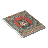 Vintages Katzenleben für Kitty Cat Classic Notizblock (angewinkelt)