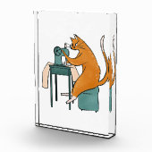 Vintages Katzennähen Fotoblock (Rechts)