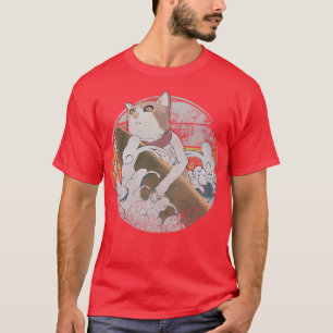 Vintages Katzensurfen T-Shirt