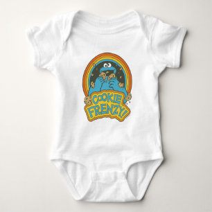 Vintages Keksmonster Cookie Frenzy Baby Strampler