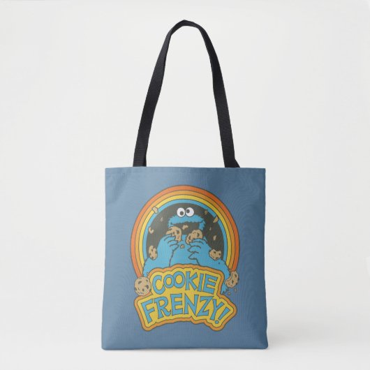 Vintages Keksmonster | Cookie Frenzy Tasche (Vorderseite)