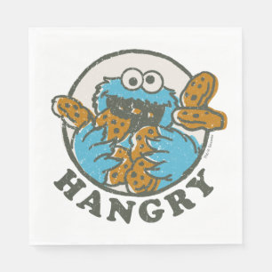 Vintages Keksmonster   Hangry Serviette