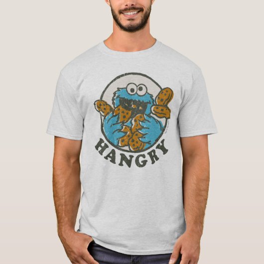 Vintages Keksmonster | Hangry T-Shirt (Vorderseite)