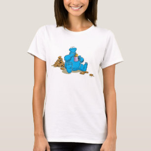 Vintages Keksmonster isst Cookies T-Shirt