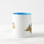 Vintages Keksmonster isst Cookies Tasse (Zentrum)