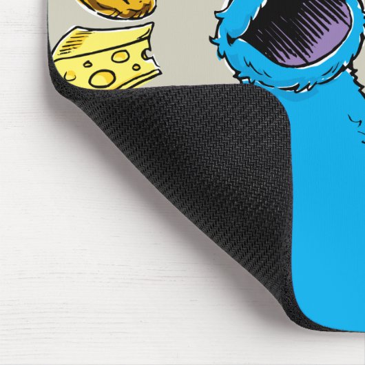 Vintages Keksmonster Mousepad (Ecke)