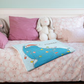 Vintages Keksmonster Weihnachtslicht Fleecedecke