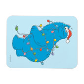 Vintages Keksmonster Weihnachtslicht Magnet (Horizontal)