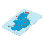 Vintages Keksmonster Weihnachtslicht Magnet (Linke Seite)