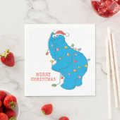 Vintages Keksmonster Weihnachtslicht Serviette (Beispiel)