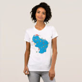 Vintages Keksmonster Weihnachtslicht T-Shirt (Vorne ganz)