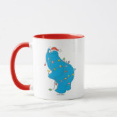 Vintages Keksmonster Weihnachtslicht Tasse (Links)