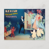 Vintages Kellar Magic Poster Postkarte (Vorderseite)