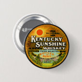 Vintages Kentucky Whiskey-Label Button (Vorne & Hinten)