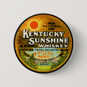 Vintages Kentucky Whiskey-Label Button