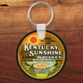 Vintages Kentucky Whiskey-Label Schlüsselanhänger (Vorderseite)