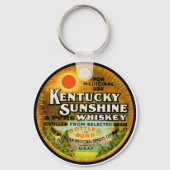 Vintages Kentucky Whiskey-Label Schlüsselanhänger (Rückseite)