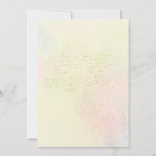 Vintages Kernbuch Lover 60. Geburtstag Einladung (Rückseite)