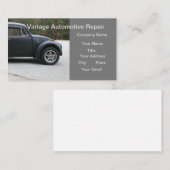 Vintages Kfz-Reparaturgeschäft Visitenkarte (Vorne/Hinten)