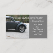 Vintages Kfz-Reparaturgeschäft Visitenkarte (Vorderseite)