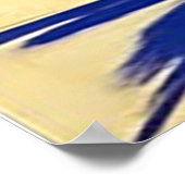 Vintages Kfz-Werbeplakat Poster (Ecke)