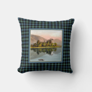 Vintages Kilchurn Burg Clan Campbell Tartan Kissen