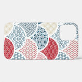 Vintages Kimono-Muster Case-Mate iPhone Hülle (Rückseite (Horizontal))