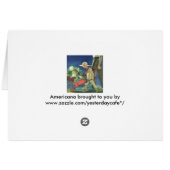 Vintages Kind, Bio Gartenarbeit; Siegesgarten (Rückseite Horizontal)