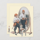 Vintages Kind, Boy Pirate, Hund, Spiegel, Bukcanee (Vorne/Hinten)