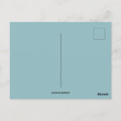 Vintages Kind, das mein Land singt Postkarte (Rückseite)