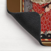 Vintages Kind Harlequin, Musiker spielt Banjo Mousepad (Ecke)