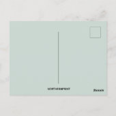 Vintages Kind macht Apfelkuchen zum Erntedank Postkarte (Rückseite)