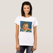 Vintages Kind, Niedliches Baby oder Mädchen im Hoc T-Shirt (Vorne ganz)