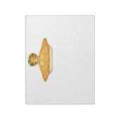 Vintages Kind und Kuchen Notizblock (Rotiert)