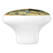 Vintages Kind und Tiere von Walter Crane Keramikknauf (Seitenansicht)