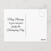 Vintages Kind und Türkei Postkarte (Rückseite)