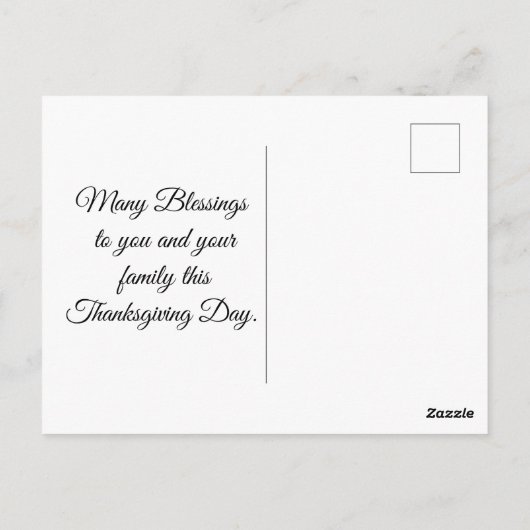 Vintages Kind und Türkei Postkarte (Rückseite)