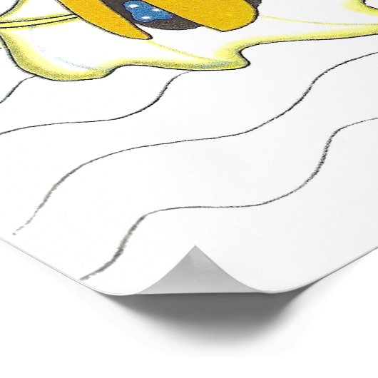 Vintages Kinderbuch Kinderzimmer Art Poster (Ecke)