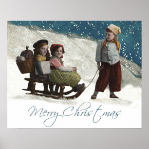 Vintages Kinderbuch Poster