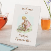 Vintages Kindergarten Kinderdusche Momosa Bar-Zeic Sockelschild (In Situ)