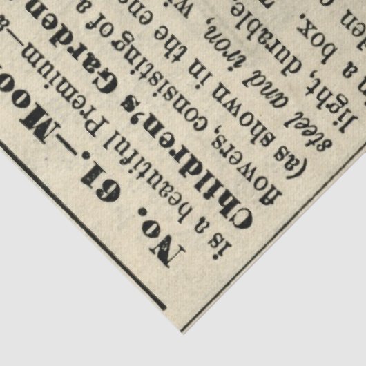 Vintages Kindergarten Set Alte Werbung Seidenpapier (Detail)