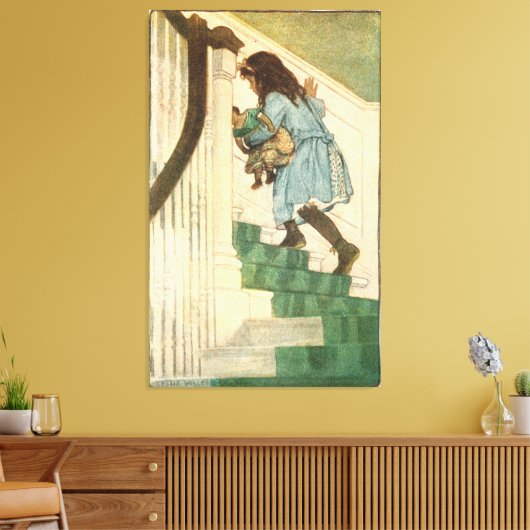 Vintages Kindermuseum Leinwanddruck (Insitu (Wohnzimmer))