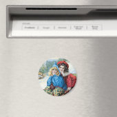 Vintages Kindersegeln Magnet (In Situ (Geschirrspüler))