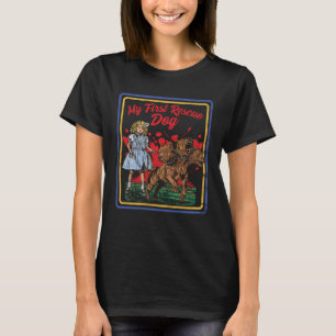 Vintages Kinderspiel Horror Dark Spaß Meine erste T-Shirt