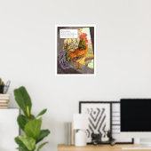 Vintages Kinderzimmer Print- Cockerel Poster (Heimbüro)