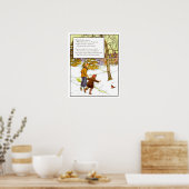 Vintages Kinderzimmer Print - Der kleine Robin Poster (Küche)