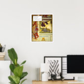 Vintages Kinderzimmer Print- Great 'A', Little 'a' Poster (Heimbüro)