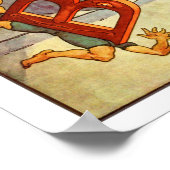 Vintages Kinderzimmer Print- Great 'A', Little 'a' Poster (Ecke)