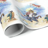 Vintages Kinderzimmer Rhyme Hey Diddle, Cat Fiddle Geschenkpapier (Rolleneckpunkt)